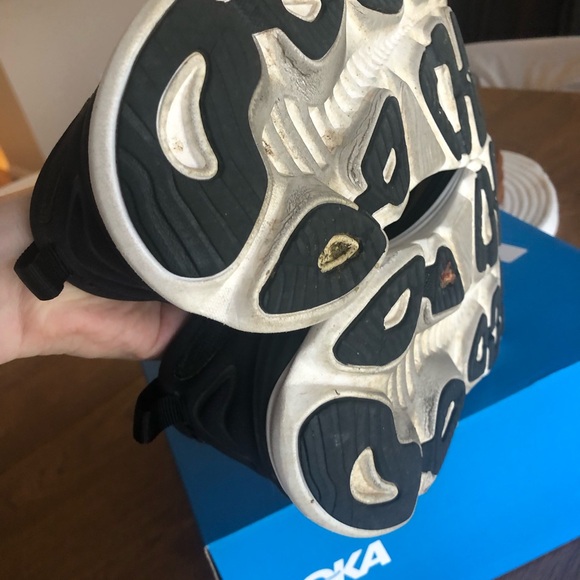 Hoka Womens Gaviota 5 Black Running Shoes - Picture 8 of 11